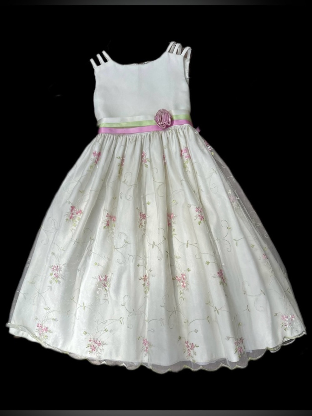 Cinderella embroidered floral dress